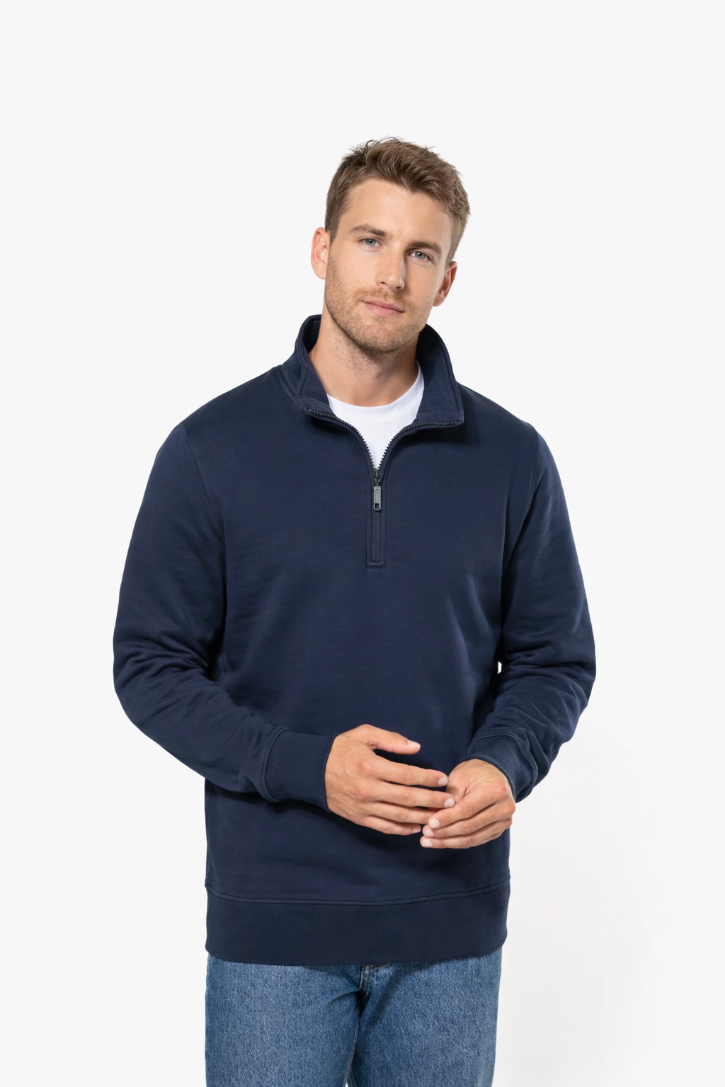 Sudaderas Half Zipper personalizadas para grupos con estilo